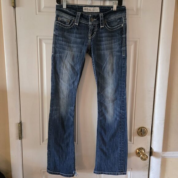 Buckle BKE Sabrina Jeans Womens 26x31.5 Blue Stretch Bootcut Low Rise Denim Y2K - Picture 1 of 10